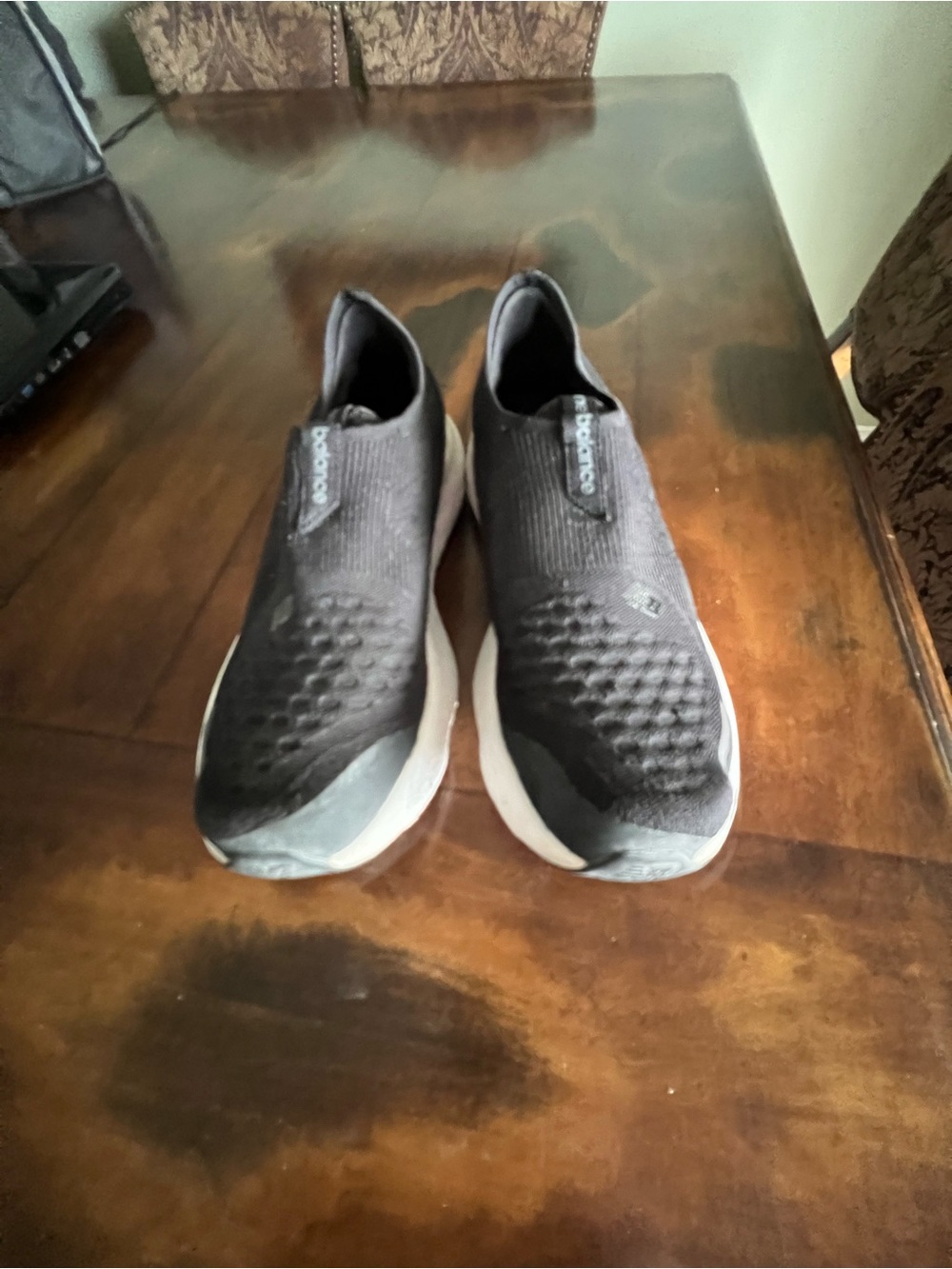 New Balance Men's Black Slip-On Athletic Sneakers